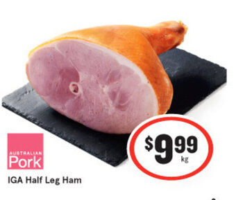 IGA IGA Half Leg Ham offer