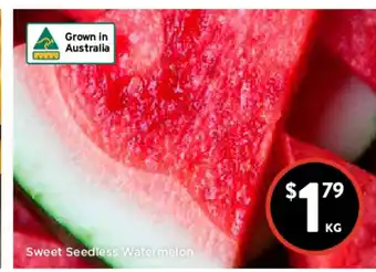 Foodworks Sweet Seedless Watermelon per kg offer