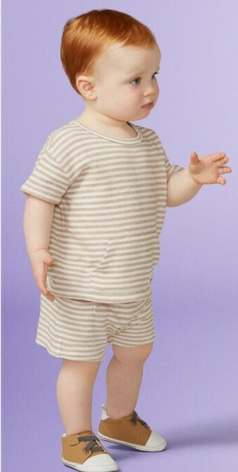 BIG W Dymples 2-Piece Textured Stripe Set offer