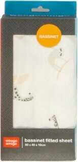 BIG W Weego Amigo Jersey Bassinet Fitted Sheet offer