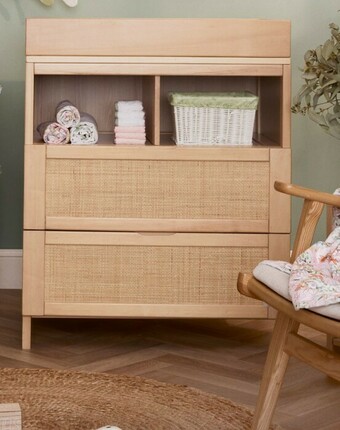 BIG W Childcare Rattan Drawer Chest and Change Table* offer