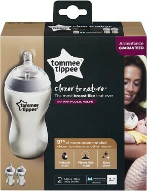 BIG W Tommee Tippee Closer To Nature Feeding Bottles 340mL x 2 offer