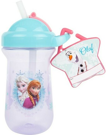 BIG W Disney Frozen Flip Top Straw with Name Tag Charm offer
