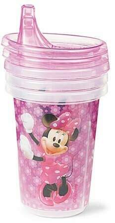 BIG W Take & Toss Minnie Mouse Spill Proof Cups (3pk) offer