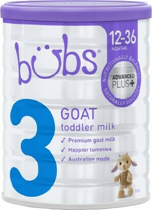BIG W Bubs Goats Milk Stage 3 Formula 800g* offer