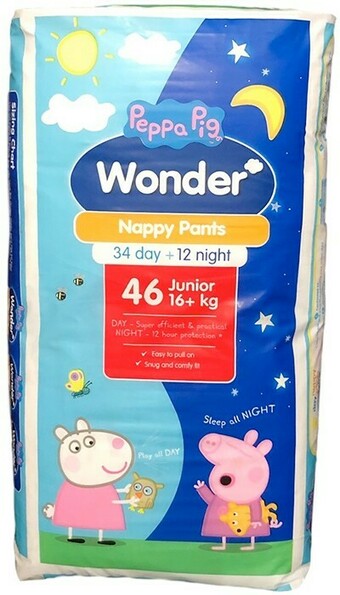 BIG W Peppa Pig Jumbo Nappy Pants - Junior offer