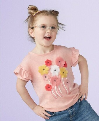 BIG W K-D 3D Flower Tee offer