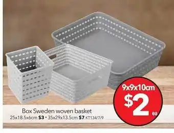 Cheap as Chips Box sweden woven basket offer