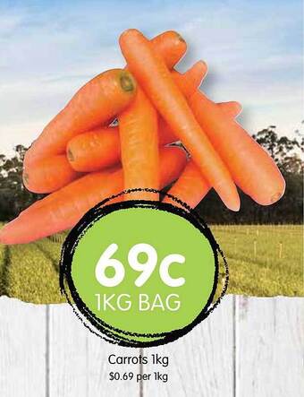 Spudshed Carrots offer