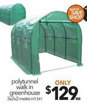 Cheap as Chips Polytunnel walk in greenhouse offer