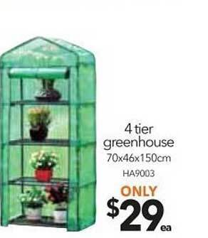 Cheap as Chips 4 tier greenhouse offer