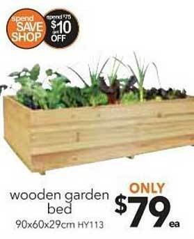 Cheap as Chips Wooden garden bed offer