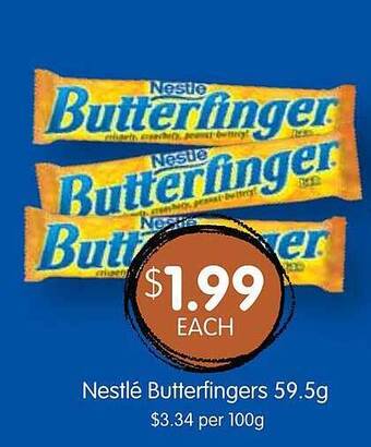 Spudshed Nestle butterfingers offer