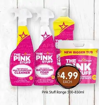 Spudshed Pink stuff range offer