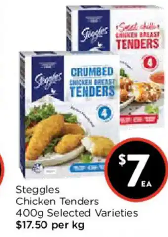 Foodworks Steggles Chicken Tenders 400g Selected Varieties offer