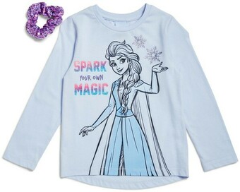 BIG W Frozen Kids Tee with Scrunchie offer