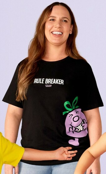 BIG W Little Miss Ladies Little Miss Naughty Tee offer