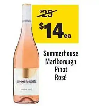 Summerhouse marlborough pinot rosé