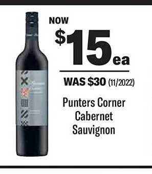 Liquorland Punters corner cabernet sauvignon offer