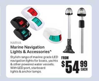 SuperCheap Auto Narva marine navigation lights & accessories offer
