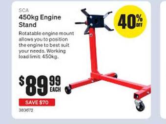SuperCheap Auto Sca 450kg engine stand offer