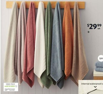 ALDI Bath Sheet 2pk offer