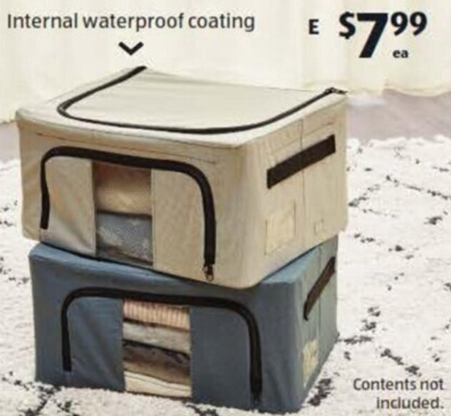 Storage Box offer at ALDI