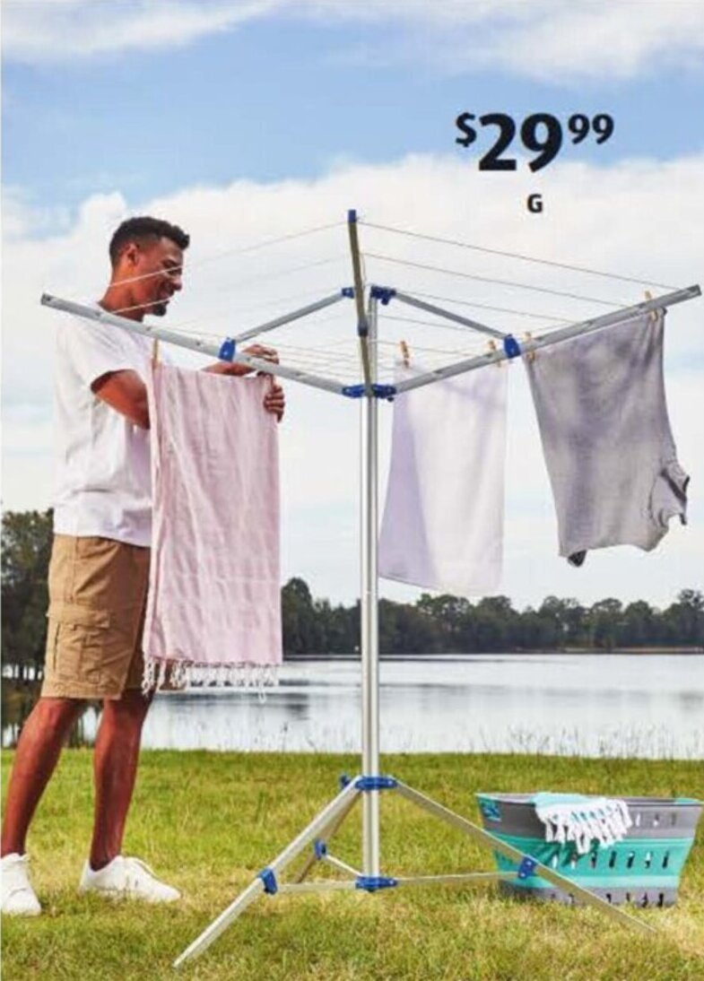 Portable Clothesline offer at ALDI