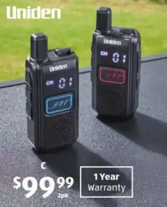 Uniden UHF-CB Radio 2pk