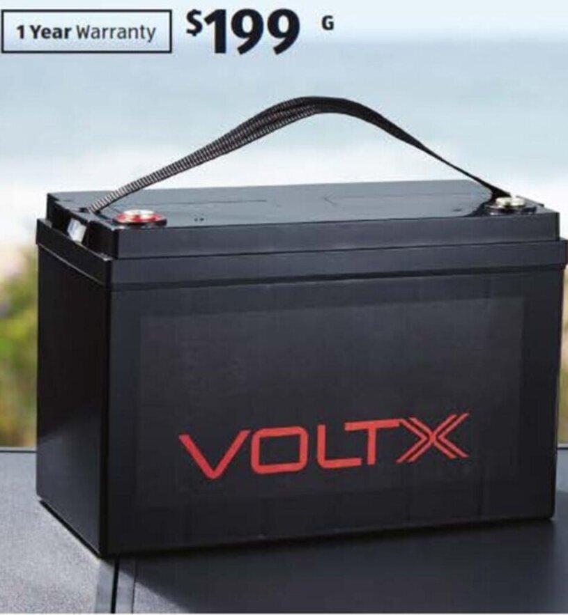 100Ah Deep Cycle Battery offer at ALDI