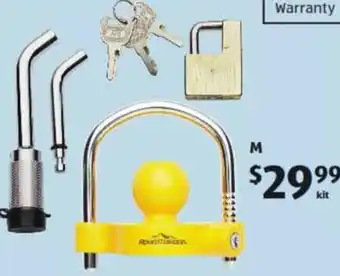 ALDI Caravan Anti-Theft Lock Kit offer