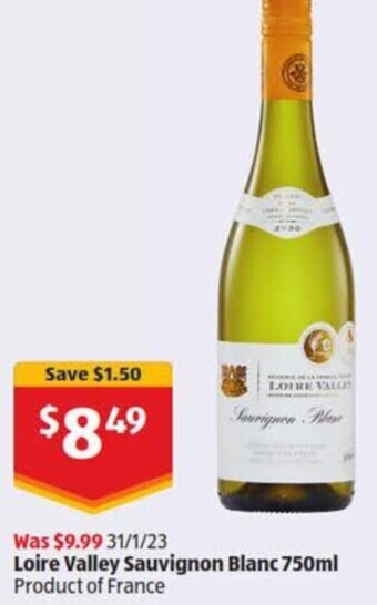 Loire Valley Sauvignon Blanc 750ml