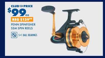 BCF Penn spinfisher ssm spin reels offer