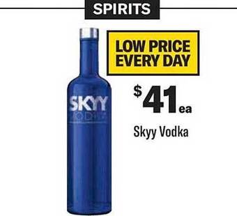 Skyy vodka