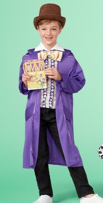 BIG W Willy Wonka Child Costume offer