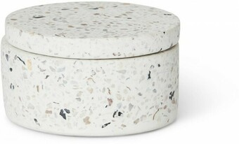 BIG W Emporium Ceramic Terrazzo Trinket Box 9dia x 6cm offer
