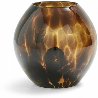 Mirabella Tortoise Shell Patterned Glass Table Lamp
