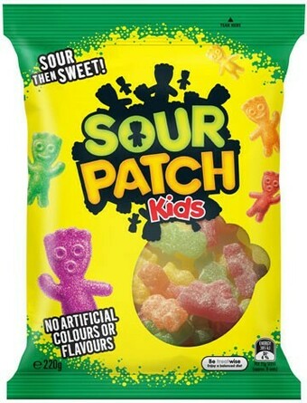 BIG W The Natural Confectionery Co. Sour Patch Kids Medium Bag 220g offer