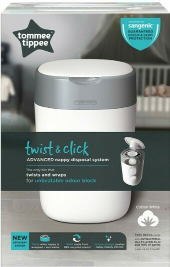 BIG W Tommee Tippee Twist & Click Nappy Bin Disposal System offer