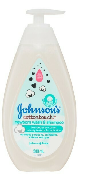 BIG W Johnson's Cotton Touch Newborn Wash & Shampoo 500mL offer