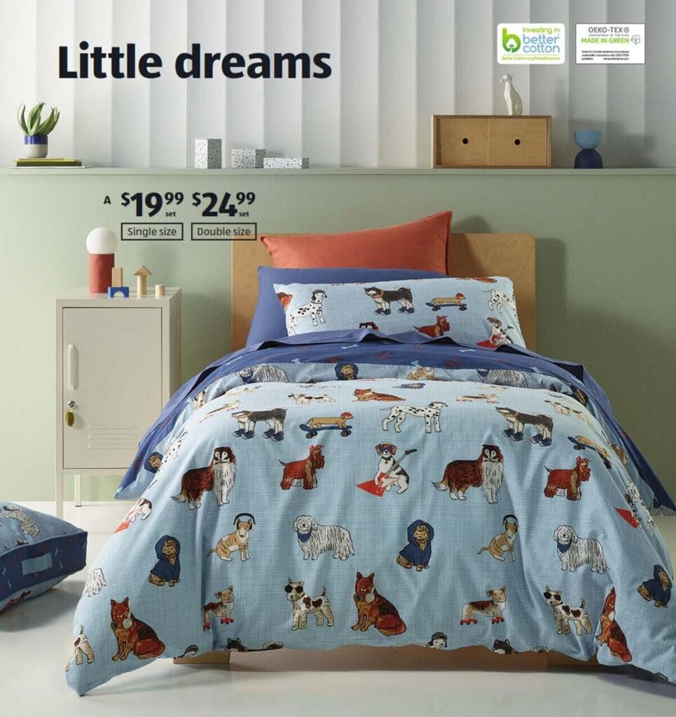 Quilt Cover Set Single Size offer at ALDI