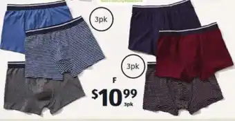 ALDI Men's Trunks 3pk offer