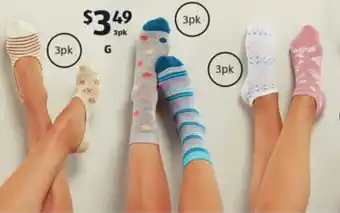 ALDI Women's Socks 3pk offer