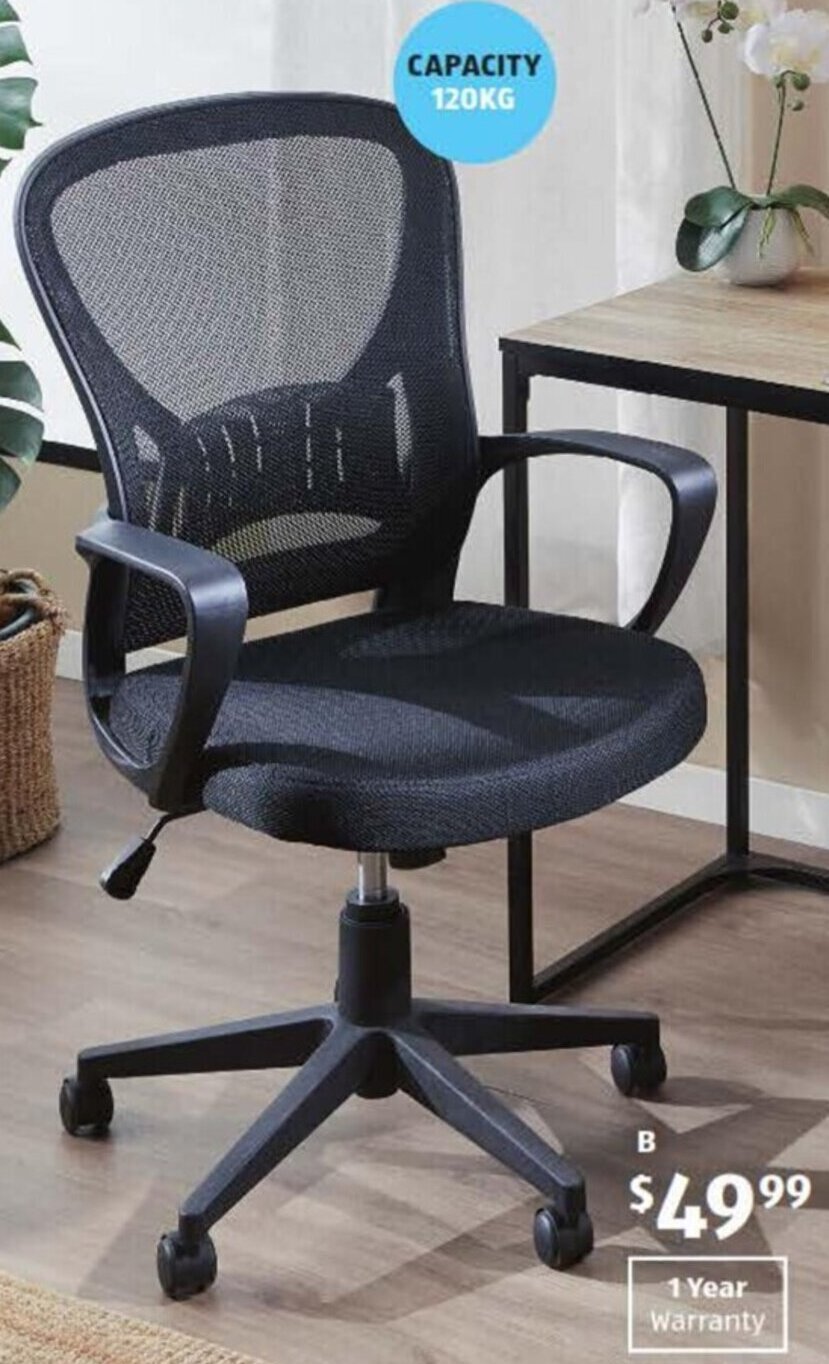 Office Chair offer at ALDI