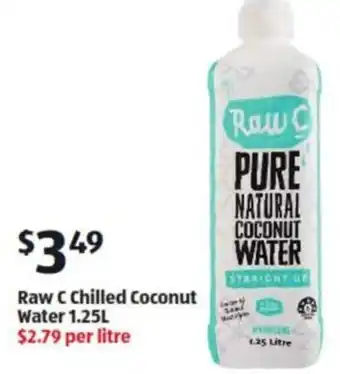 Raw C Chilled Coconut  Water 1.25L