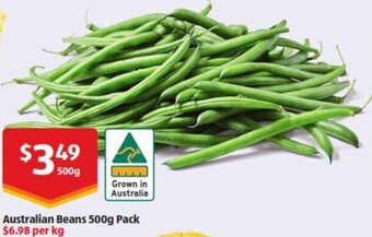 ALDI Australian Beans 500g Pack offer
