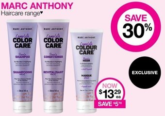Priceline Marc Anthony Haircare Range offer