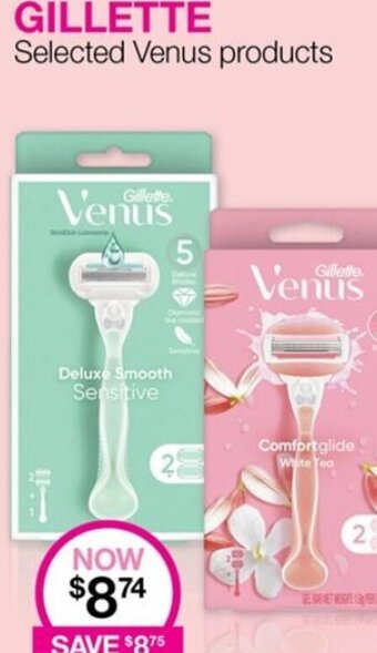 Priceline Gillette Selected Venus Products offer