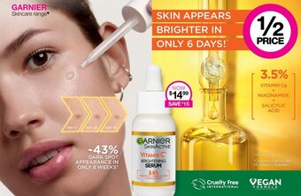Priceline Garnier Skincare Range offer