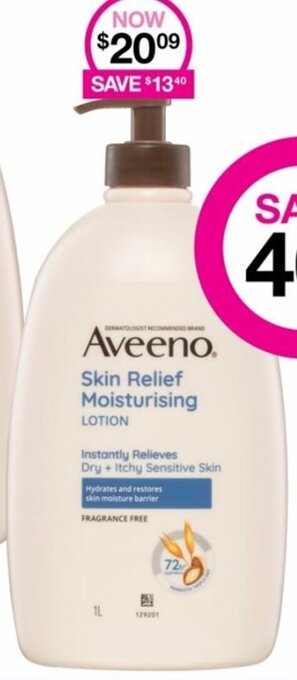 Priceline Aveeno Skin Relief Moisturising Lotion offer